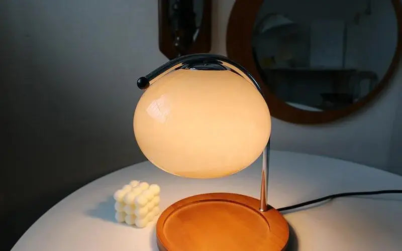 Table Lamp Aromatherapy Candlestick Lamp Bedroom Bedside Atmosphere Retro Glass Desk Lamp Study Office Home Candle Warmers Lamp