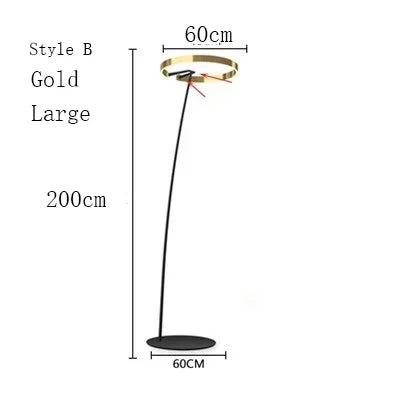 Italian Light Luxury Minimalist Fishing Lamp Living Room Bedroom Study Vertical Room Decoration Lights Artistic Floor Lamp LED