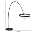 Italian Light Luxury Minimalist Fishing Lamp Living Room Bedroom Study Vertical Room Decoration Lights Artistic Floor Lamp LED