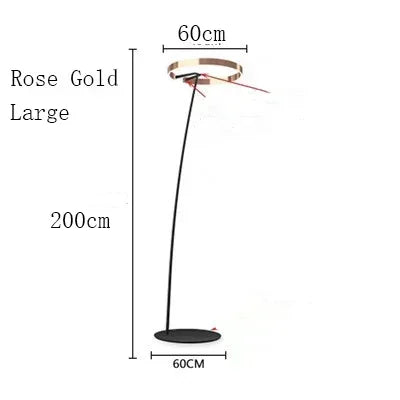 Italian Light Luxury Minimalist Fishing Lamp Living Room Bedroom Study Vertical Room Decoration Lights Artistic Floor Lamp LED