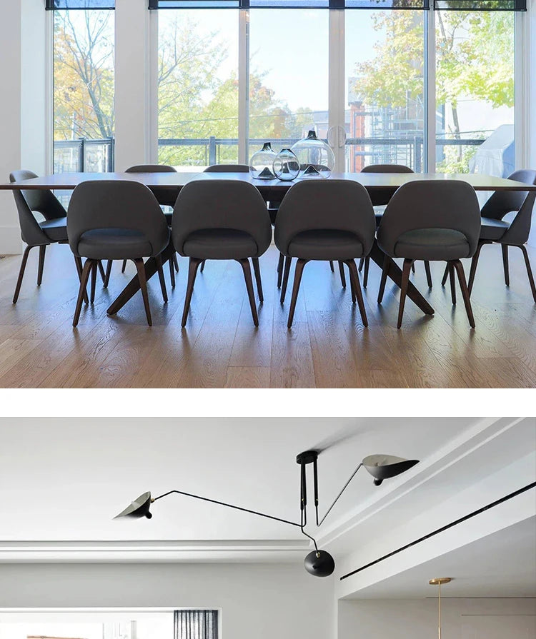 Mouille Ceiling Lamp Nordic SergeMouille Pendant Light For Living Room Bedroom Black Luminaire Home Decor Led Chandeliers Lights