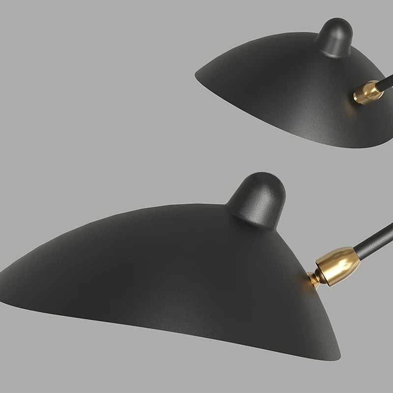 Mouille Ceiling Lamp Nordic SergeMouille Pendant Light For Living Room Bedroom Black Luminaire Home Decor Led Chandeliers Lights