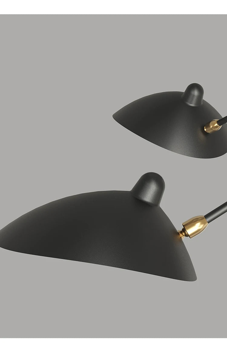 Mouille Ceiling Lamp Nordic SergeMouille Pendant Light For Living Room Bedroom Black Luminaire Home Decor Led Chandeliers Lights